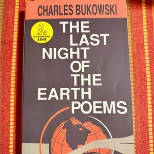 📚The Last Night of the Earth Poems Book by Charles Bukowski 📚
